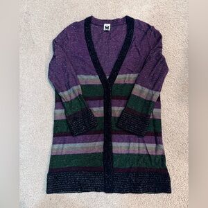Vintage Missoni Metallic Knit Cardigan
